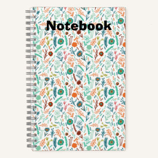 Elegant Mooie Bloemige Notitieboek