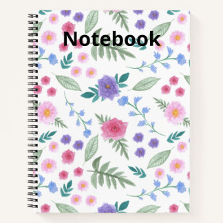 Elegant Mooie Bloemige Notitieboek