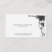 Elegant  mooie kunst Bezoek Kaart leest Visitekaartje (Achterkant)