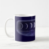 Elegant Moon Phases Galaxy Pattern Coffee Mug Koffiemok (Links)