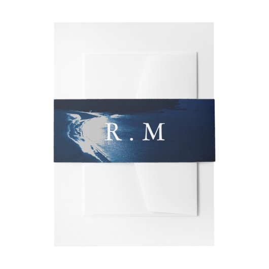 Elegant Moonlight Bruiloft Uitnodigingen Wikkel