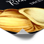 Elegant Moonlit Beach Bruiloft Welkom Poster (Hoek)