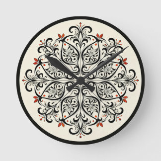 Elegant Moroccan Zellige Wall Clock Ronde Klok