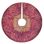 Elegant Morris Gold Sneeuwvlokken Bourgondië Kerstboom Rok (Voorkant)