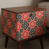 Elegant Mosaic Red White-decoupage Tissuepapier