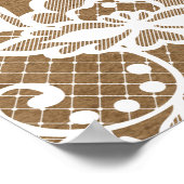 Elegant  Moslim Islamitisch Bruiloft Poster (Hoek)