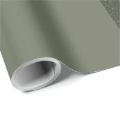 Elegant Moss Green Split Gift Wrap – Cadeaupapier (Rol Hoek)