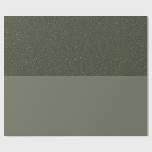 Elegant Moss Green Wrapping Paper –  Cadeaupapier (Vlak)