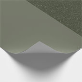 Elegant Moss Green Wrapping Paper –  Cadeaupapier (Hoek)