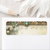 Elegant Moss & Moonlight Emerald  Lace Retu Etiket (Insitu)