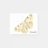 Elegant Moth i Sepia Design Post-it® Notes (Voorkant)