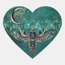 Elegant moth moon emerald night sparagelegant groe