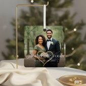Elegant Mother of the Groom Photo Memory Keepsake Metalen Ornament