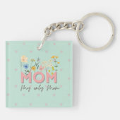 Elegant Mother’s Day Keychain Gift for Mom (Achterkant)