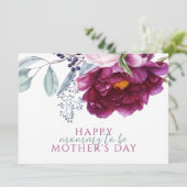 Elegant Mother's Day Mommy To Be Floral (Staand voorkant)