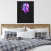 Elegant Motivatie prijsopgave Abstract Canvas Afdruk (Insitu (Slaapkamer))