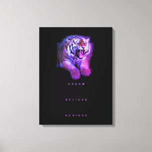 Elegant Motivatie prijsopgave Abstract Canvas Afdruk