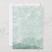 Elegant Mountain Forest Rustic Destination Invitat Kaart (Achterkant)