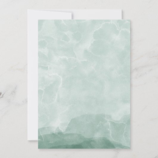 Elegant Mountain Forest Rustic Destination Invitat Kaart (Achterkant)