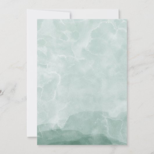 Elegant Mountain Forest Rustic Destination Invitat Kaart (Achterkant)