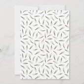 Elegant Mountain Woodland Forest Animals Weddensch Kaart (Achterkant)