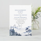 Elegant Mountains Forest ENGAGTY Kaart (Staand voorkant)