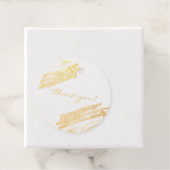 Elegant mousserend Dank je Afstuderen Echt Bedankjes Labels (Met doos)