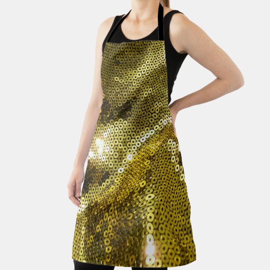 Elegant mousserende mousserende textielproducten k schort (Insitu)