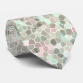 Elegant mozaïekontwerp stropdas (Opgerold)