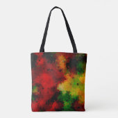 Elegant, mozaïekpatroon, meerkleurig, abstract tote bag (Achterkant)