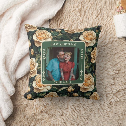 Elegant Mr And Mrs 3Th Anniversary Throw Pillow  Kussen (Deken)