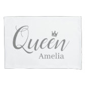 Elegant Mr en Mrs | Koning en Koningin Modern Mini Kussensloop (Voorkant-Links)