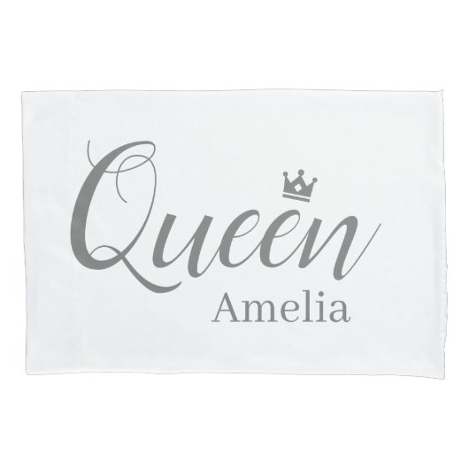 Elegant Mr en Mrs | Koning en Koningin Modern Mini Kussensloop (Voorkant-Links)