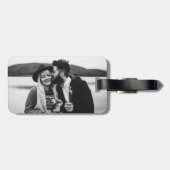 Elegant Mr en Mrs Photo Bagagelabel (Achterkant horizontaal)