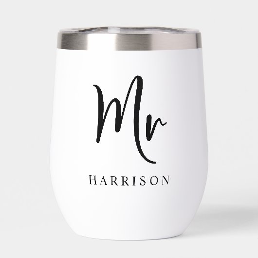 Elegant Mr. Gepersonaliseerde bruiloft (Achterkant)