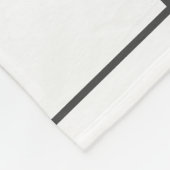 Elegant Mr & Mrs Wedding 6 Foto Collage Fleece Deken (Hoek)