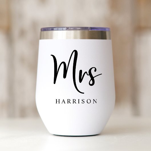 Elegant Mrs gepersonaliseerde bruiloft
