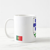 Elegant Mug Featuring India Portuguesa Crest Koffiemok (Links)