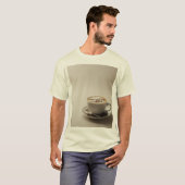 (Élégant) : Mug « Morning Coffee » Latte Art – Des T-shirt (Voorkant volledig)