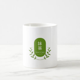 Elegant mug of matcha drink koffiemok