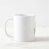 Elegant mug of matcha drink koffiemok (Links)