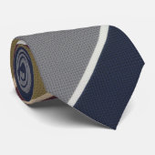 Elegant Multi-Color Regimental Striped Stropdas (Opgerold)