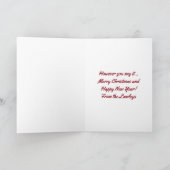 Elegant Multi-Language Merry Christmas Card Feestdagen Kaart (Binnen)