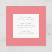 Elegant multicolor Mandala Logo Visitekaartje Contactkaartje (Achterkant)