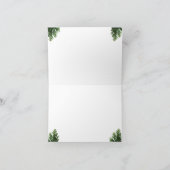 Elegant Multicolor Reindeer Christmas Greeting Car Bedankkaart (Binnen)