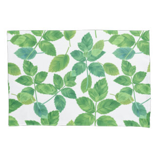 Elegant Muntblaadjes Watercolor Botanisch Ontwerp Kussensloop