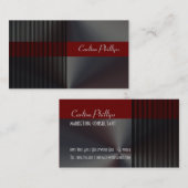 Elegant + musculine visitekaartjes (Voorkant / Achterkant)