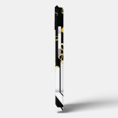 Elegant Music Note Luxe piano-toetsen Case-Mate iPhone Case (Achterkant / Links)