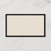 Elegant Music Piano Keyboard Clef Note Stylish Visitekaartje (Achterkant)