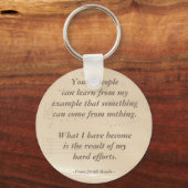 Elegant Music Teacher Haydn Quote Sleutelhanger (Voorkant)